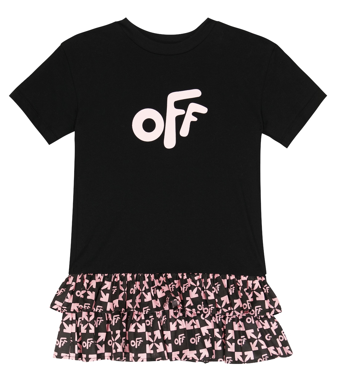 Bedrucktes Kleid aus Baumwolle | Off-White Kids