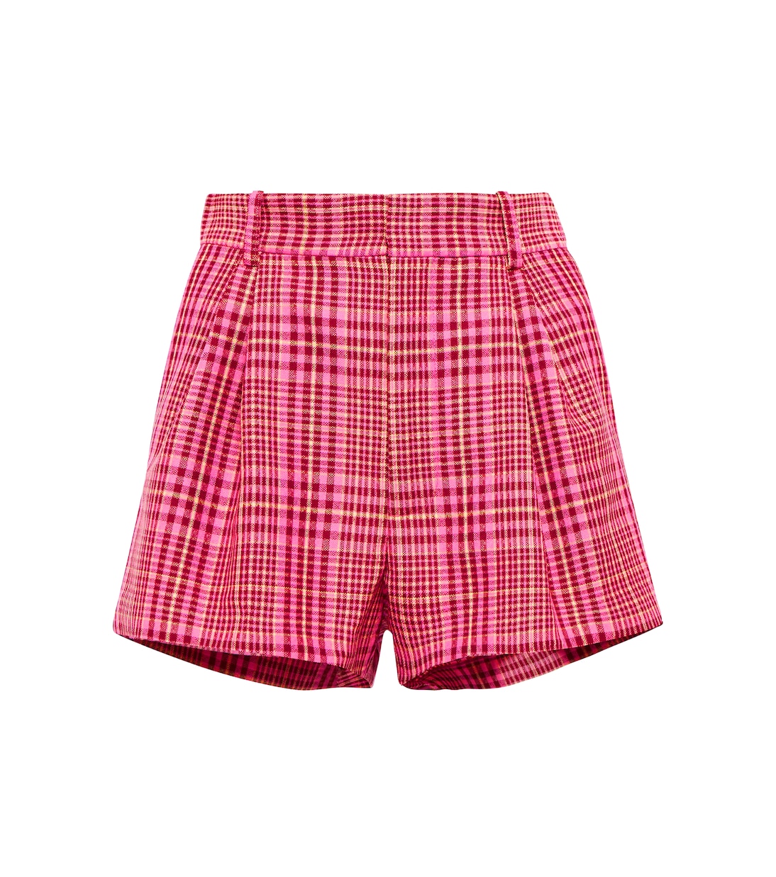 Shorts in misto lana a quadri | Area