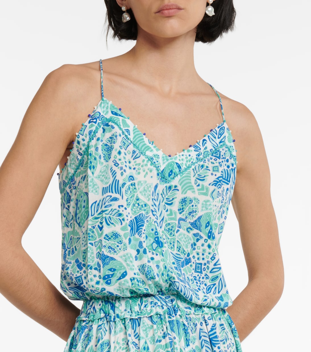 Laurie printed minidress | Poupette St Barth