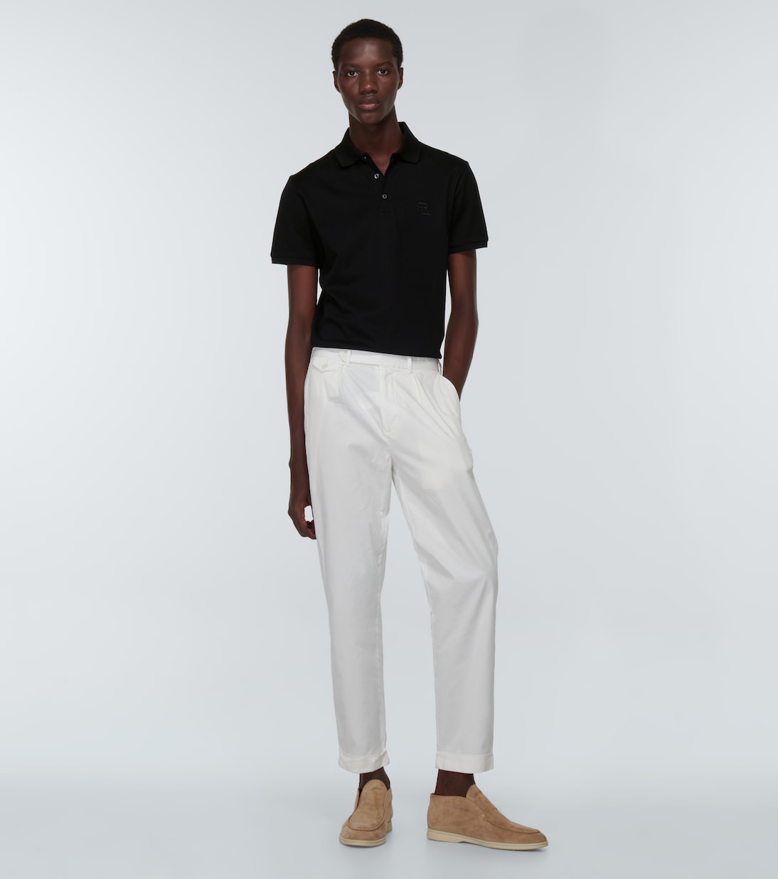 Cotton piqué polo shirt | Ralph Lauren Purple Label