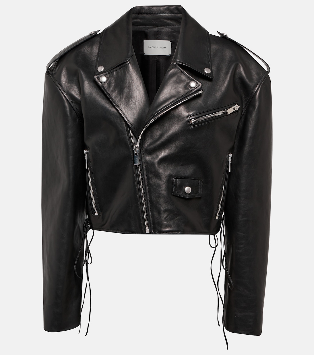 Veste raccourcie en cuir | Magda Butrym