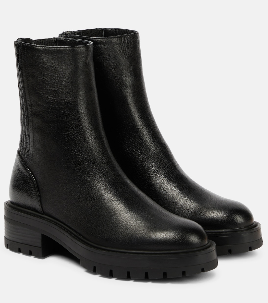 Ankle Boots Saint Honoré aus Leder | Aquazzura