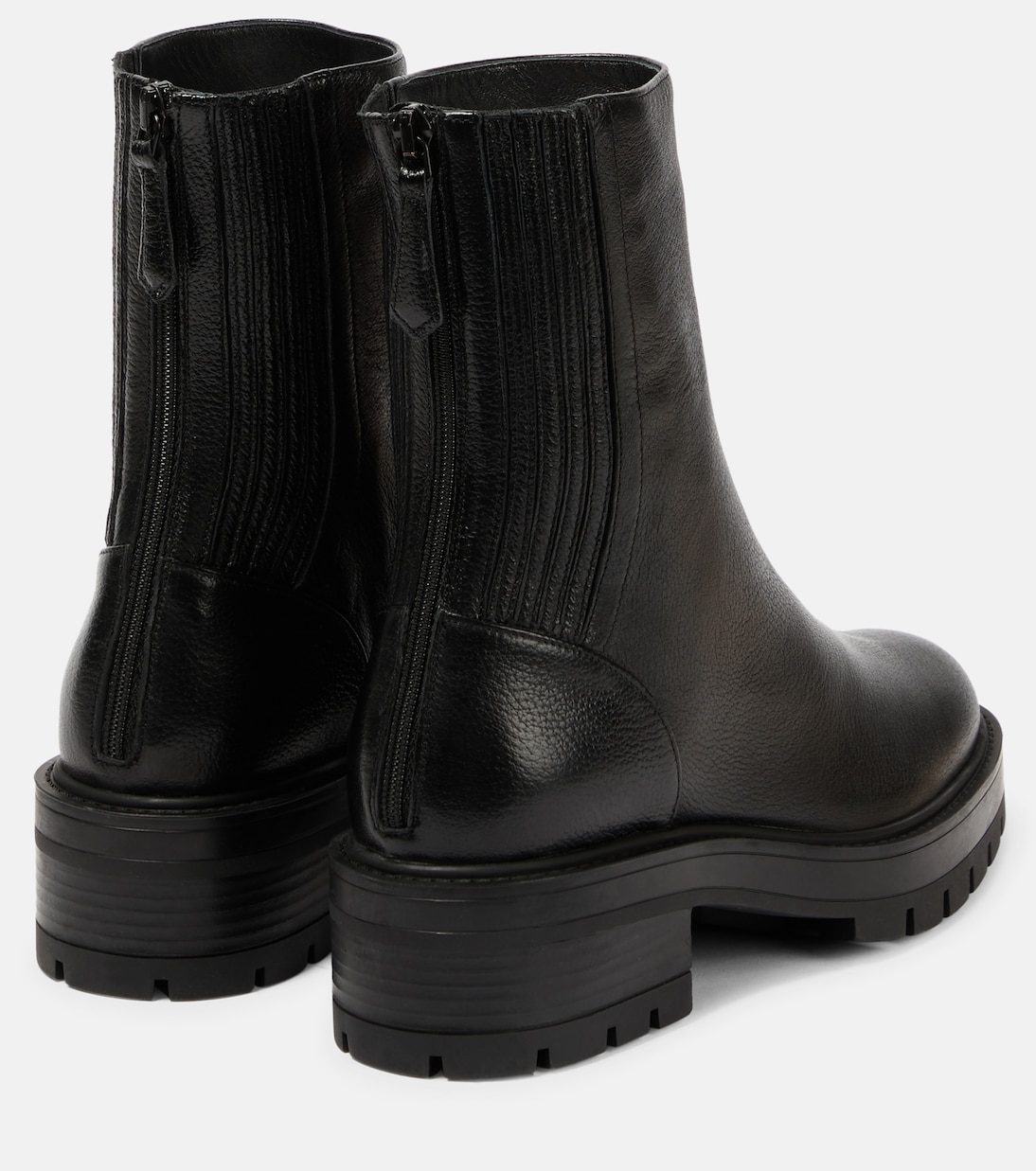 Ankle Boots Saint Honoré aus Leder | Aquazzura
