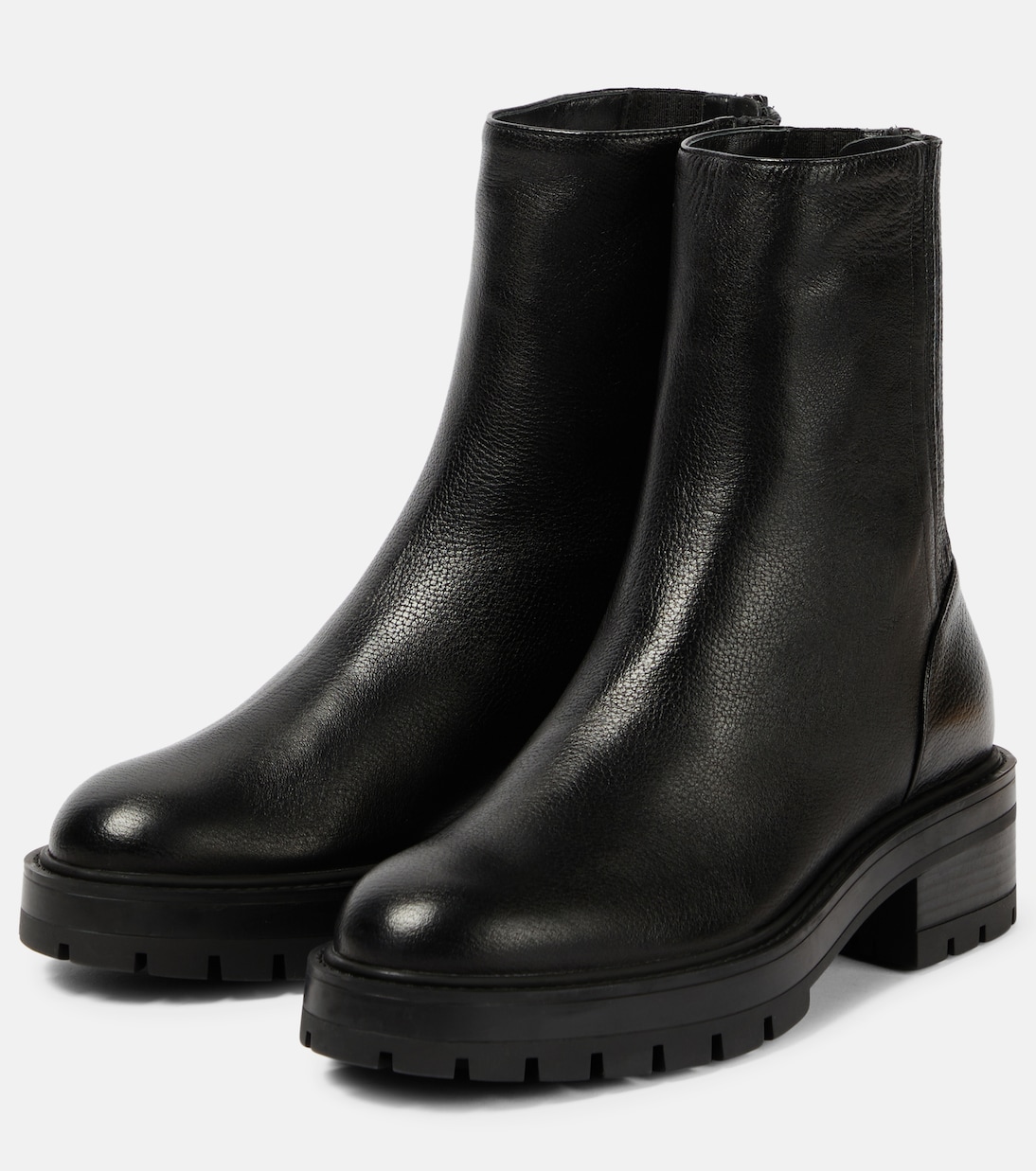 Ankle Boots Saint Honoré aus Leder | Aquazzura
