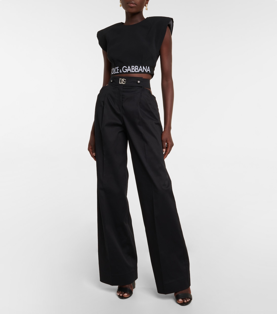 Mid-Rise-Hose mit geradem Bein | Dolce&Gabbana