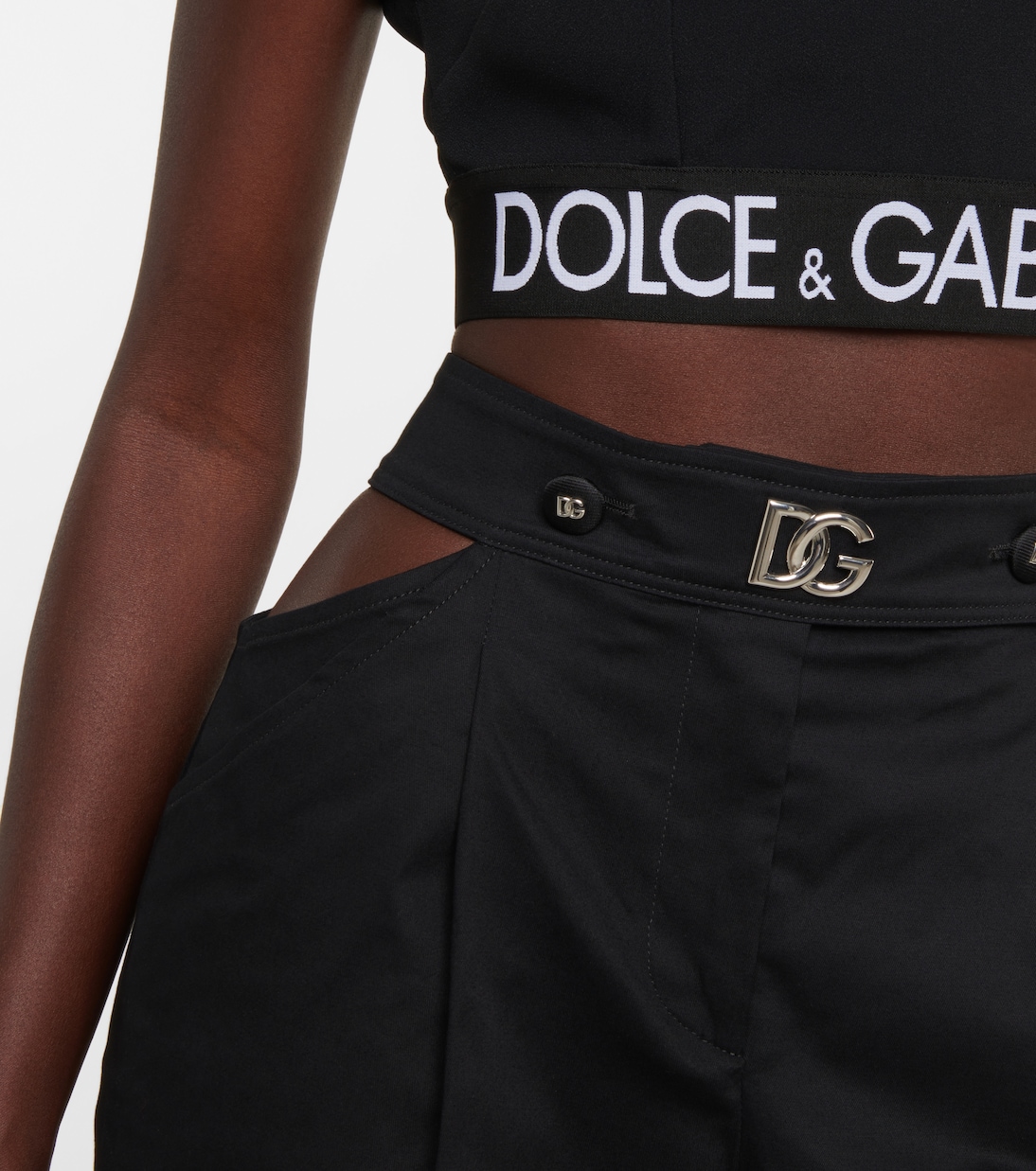 Mid-Rise-Hose mit geradem Bein | Dolce&Gabbana