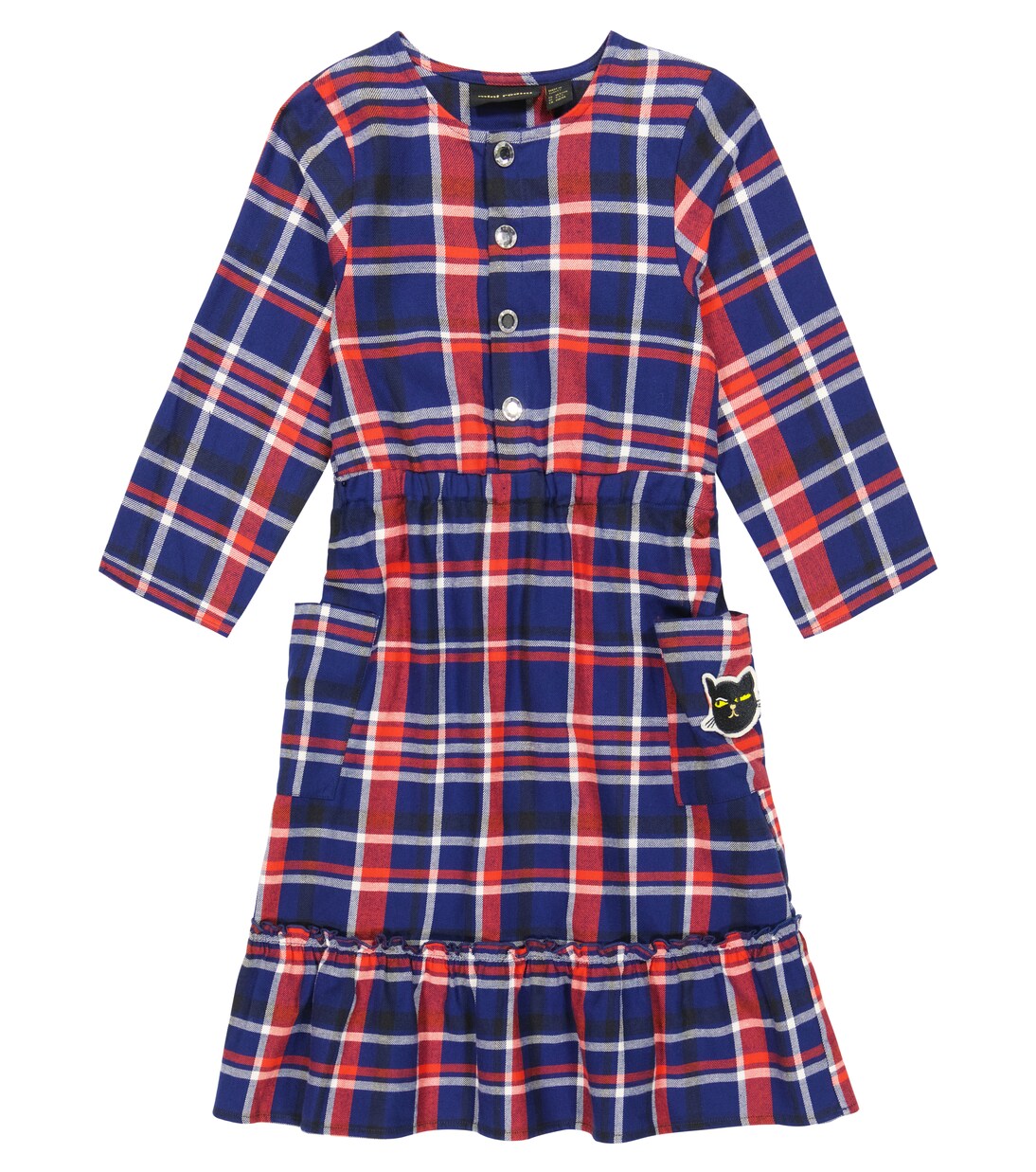 Abito in cotone a quadri | Mini Rodini