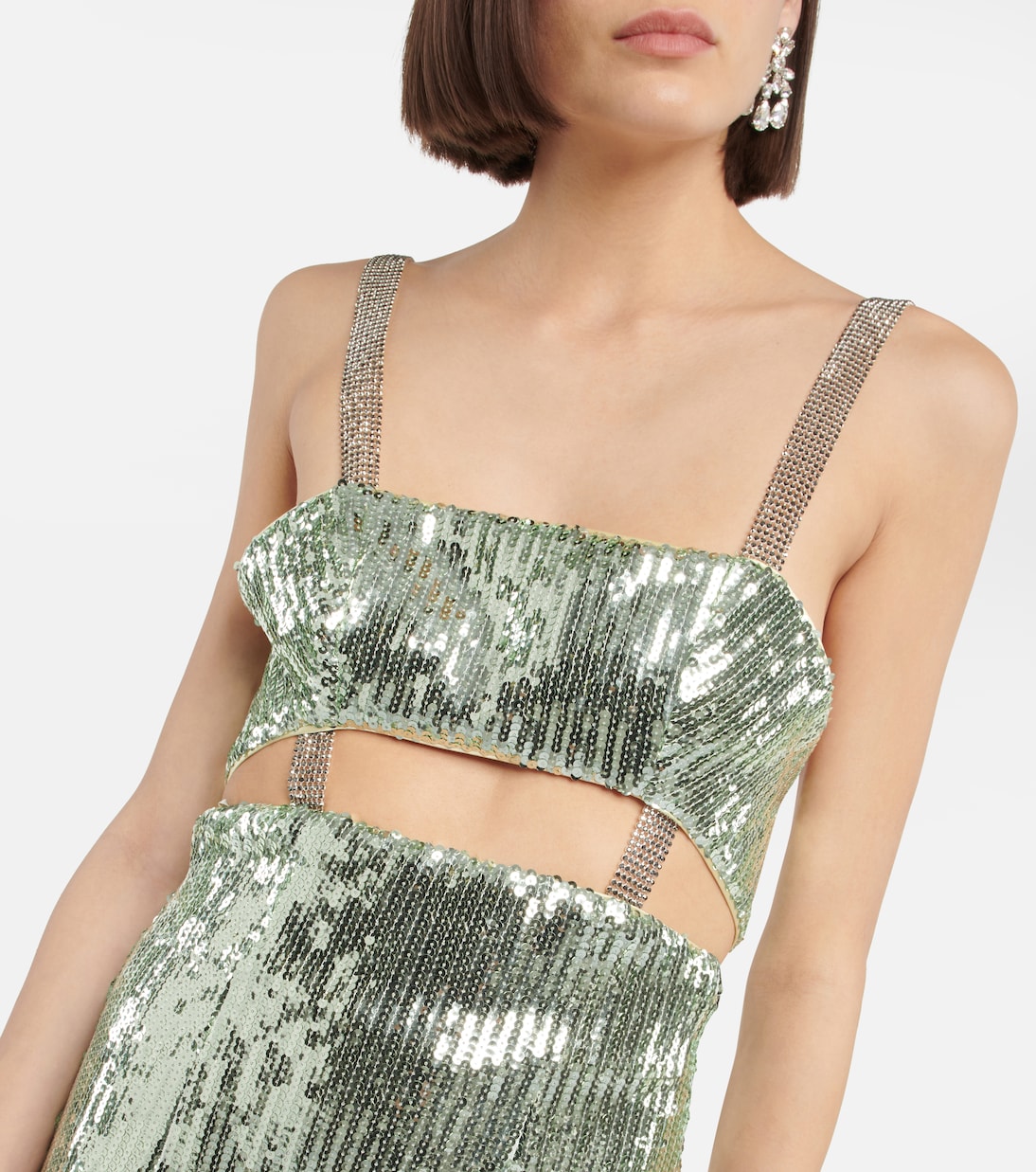 Rebecca sequin-embellished gown | Galvan
