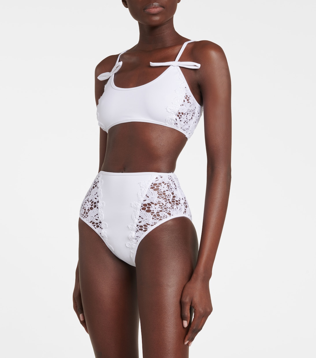 Slip bikini in pizzo con stampa | Giambattista Valli