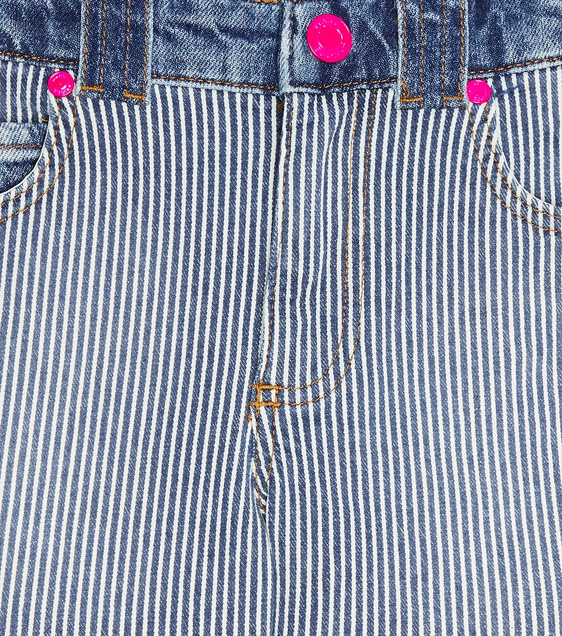Shorts di jeans a righe | Marc Jacobs Kids