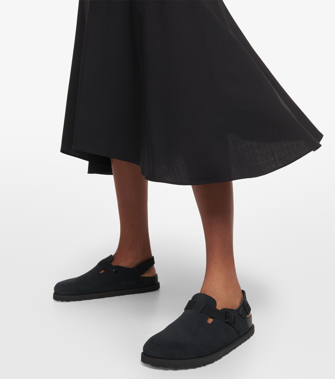 Tokio suede slingback clogs in black Birkenstock 1774 Mytheresa