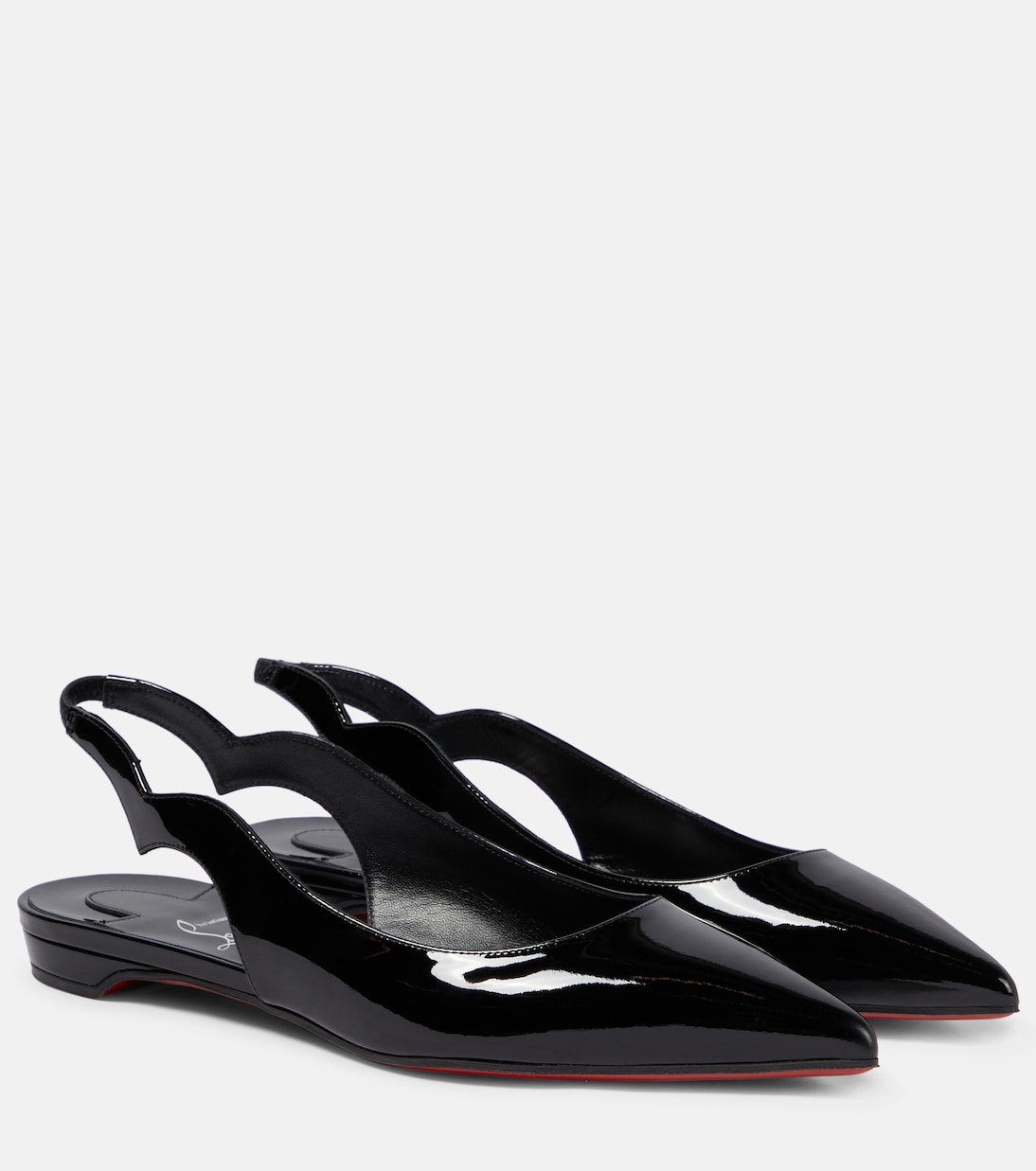 Ballerine Hot Chickita Sling in vernice | Christian Louboutin