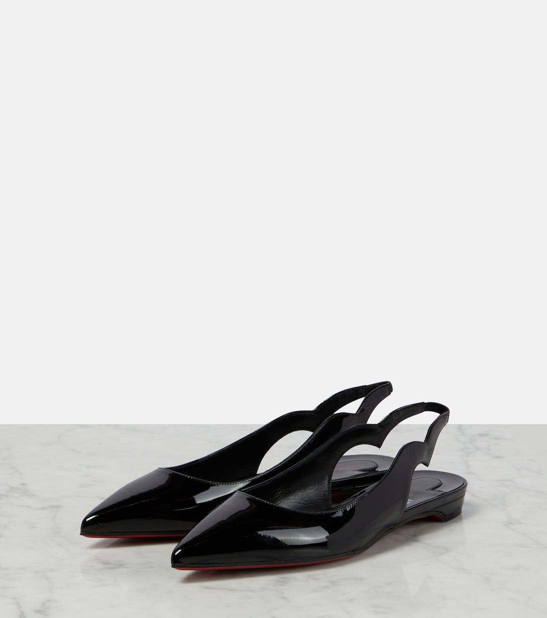 Ballerine Hot Chickita Sling in vernice | Christian Louboutin