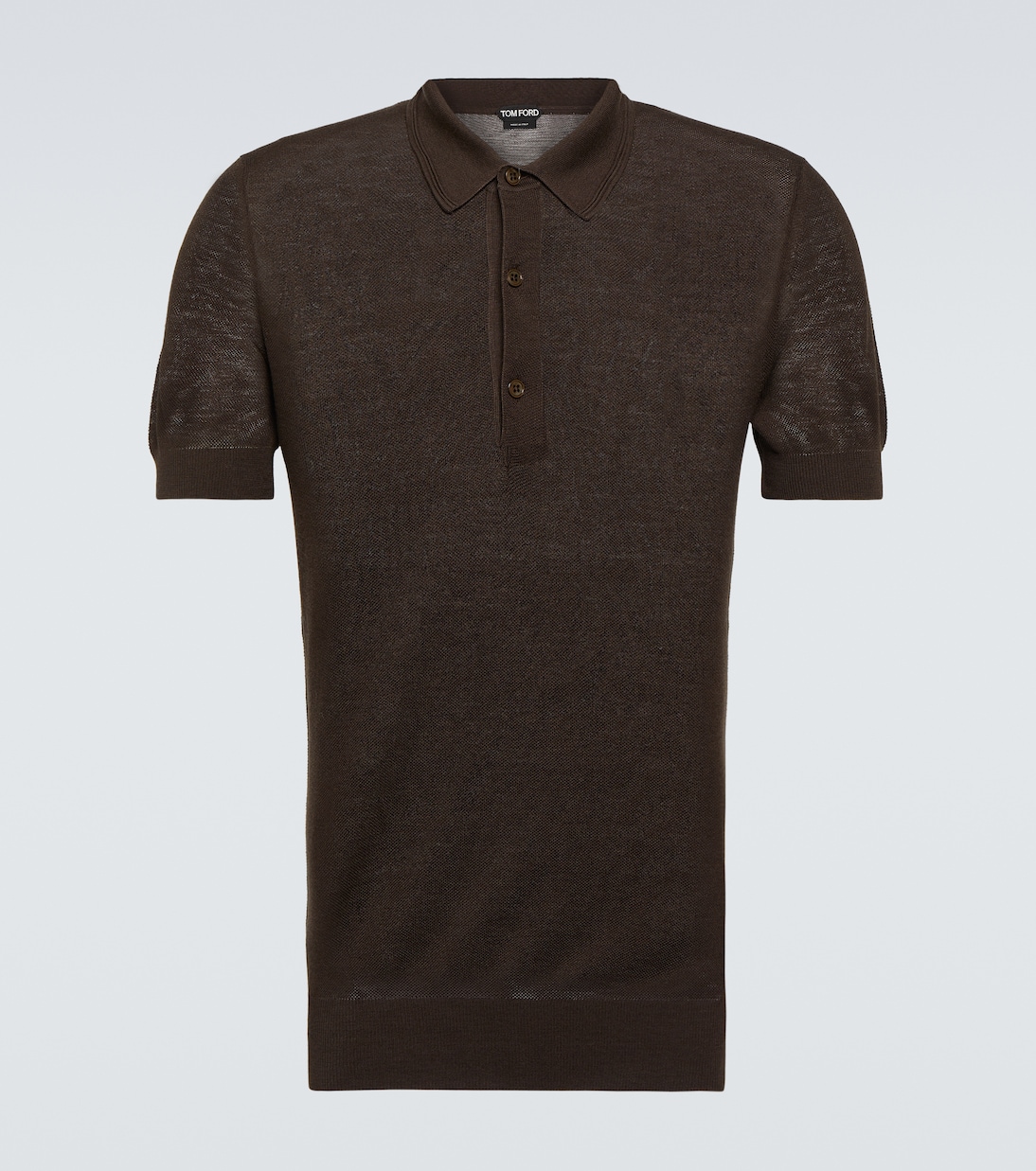 Polo en coton et soie | Tom Ford