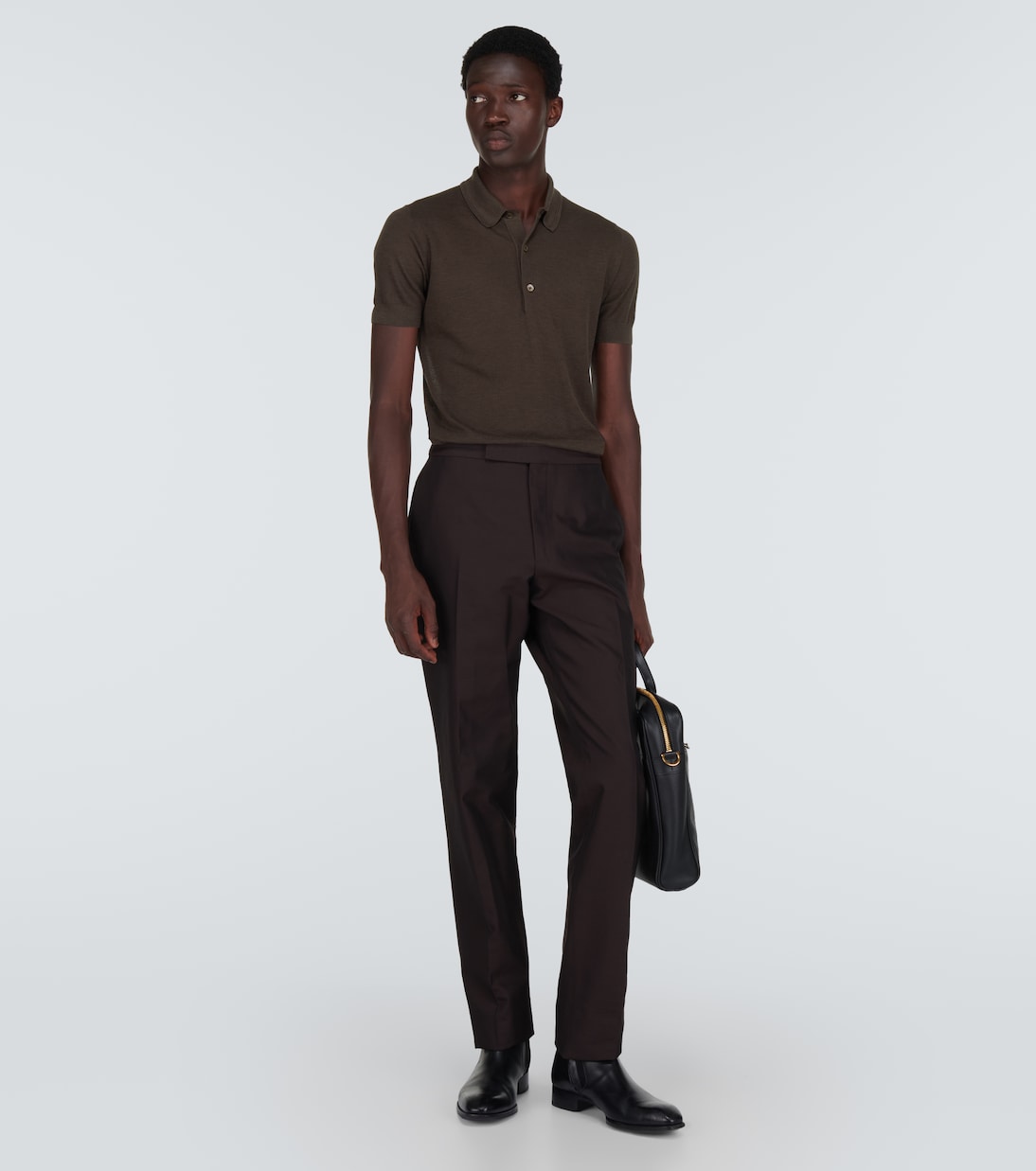 Polo en coton et soie | Tom Ford