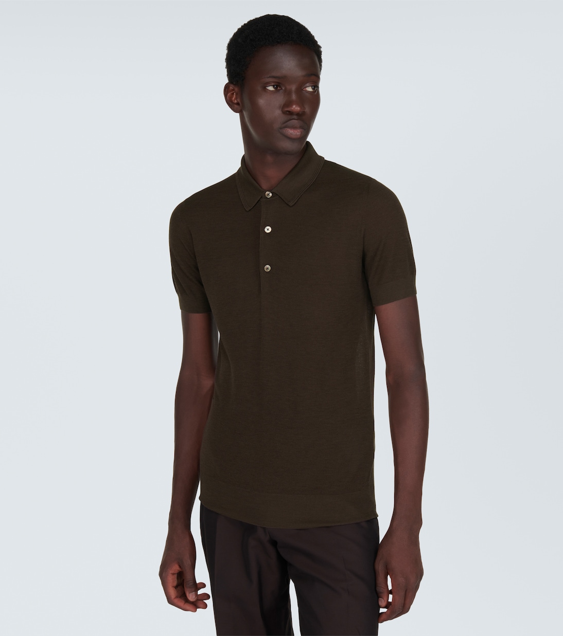 Polo en coton et soie | Tom Ford