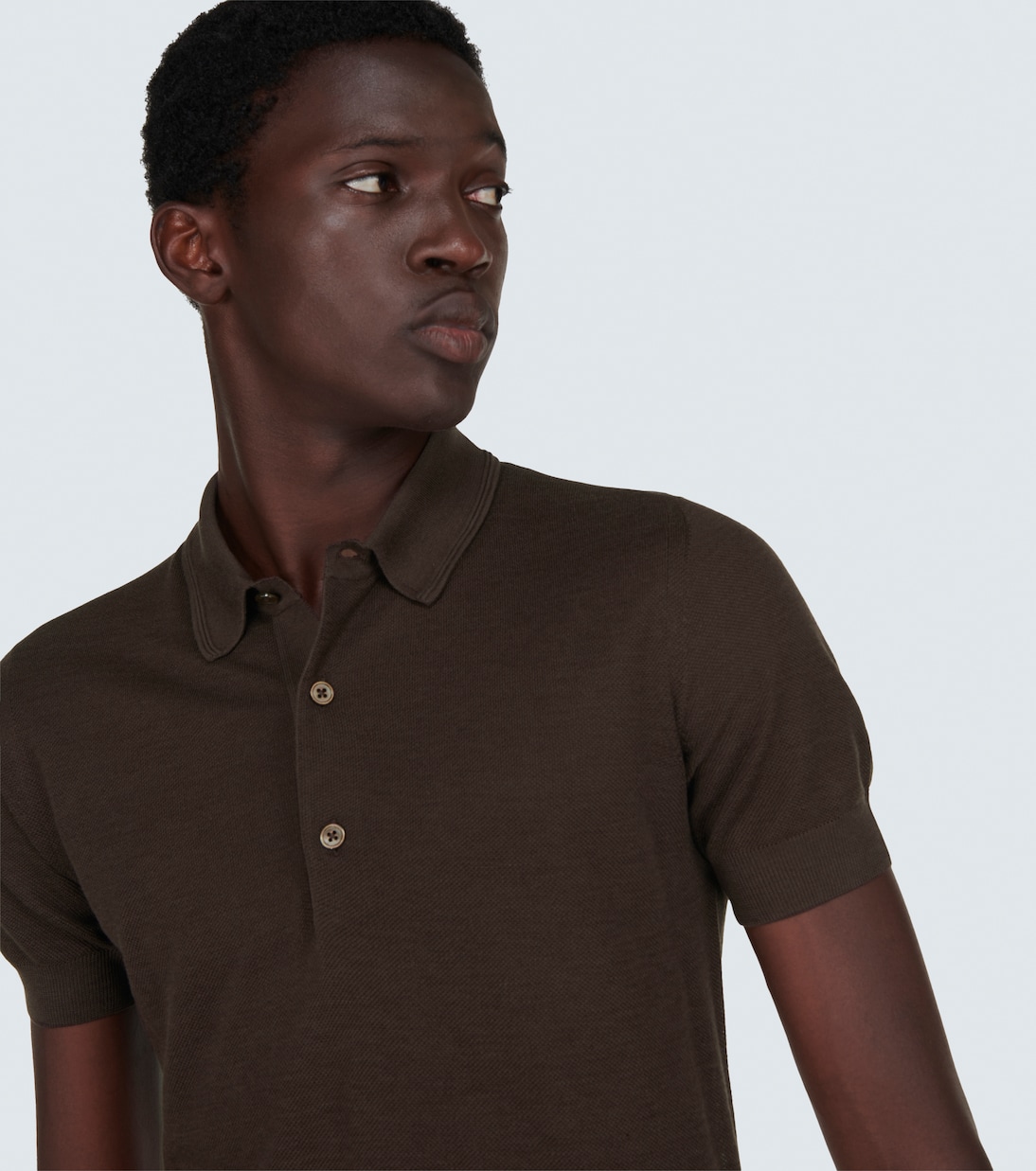 Polo en coton et soie | Tom Ford