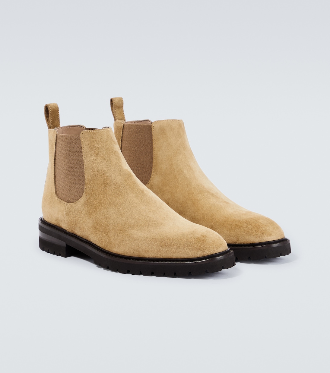 Bottines Chelsea Brompton en daim | Manolo Blahnik
