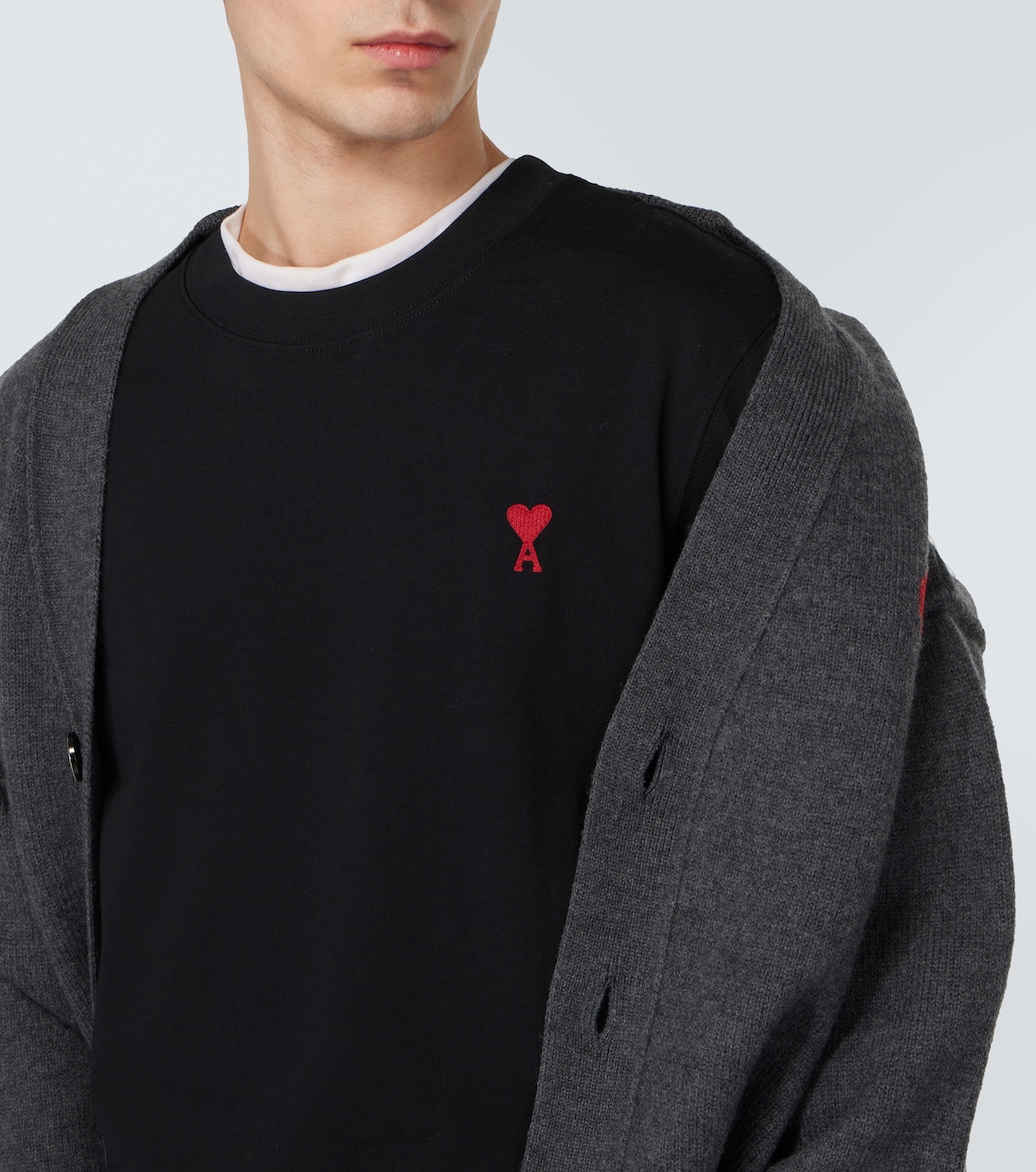 Top Ami de Cœur aus Baumwoll-Jersey | Ami Paris