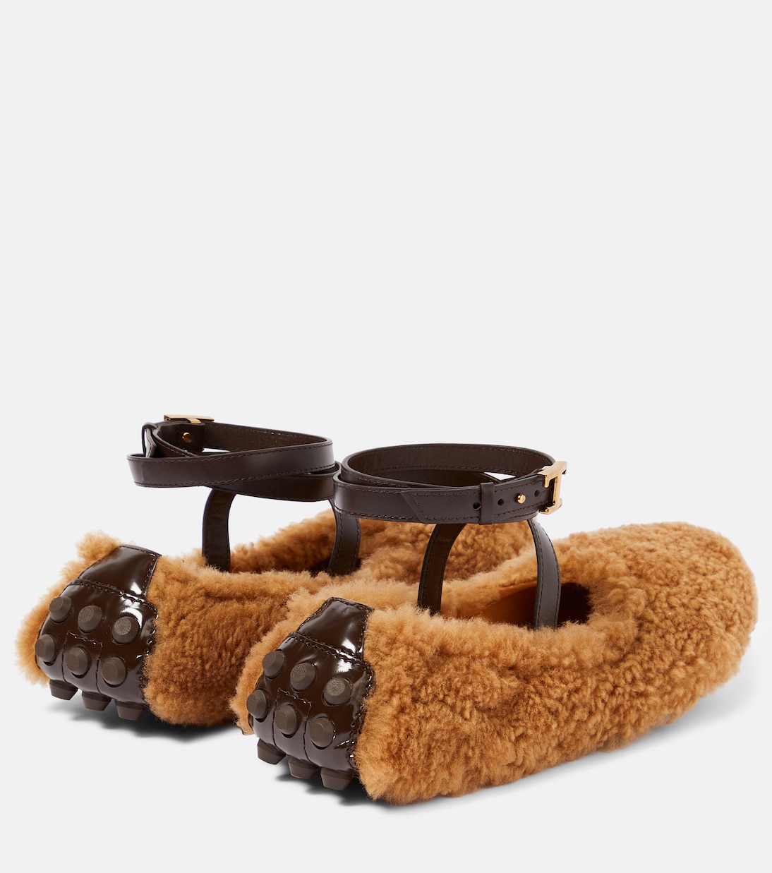 Bailarinas Bubble T Timeless de borrego | Tod's