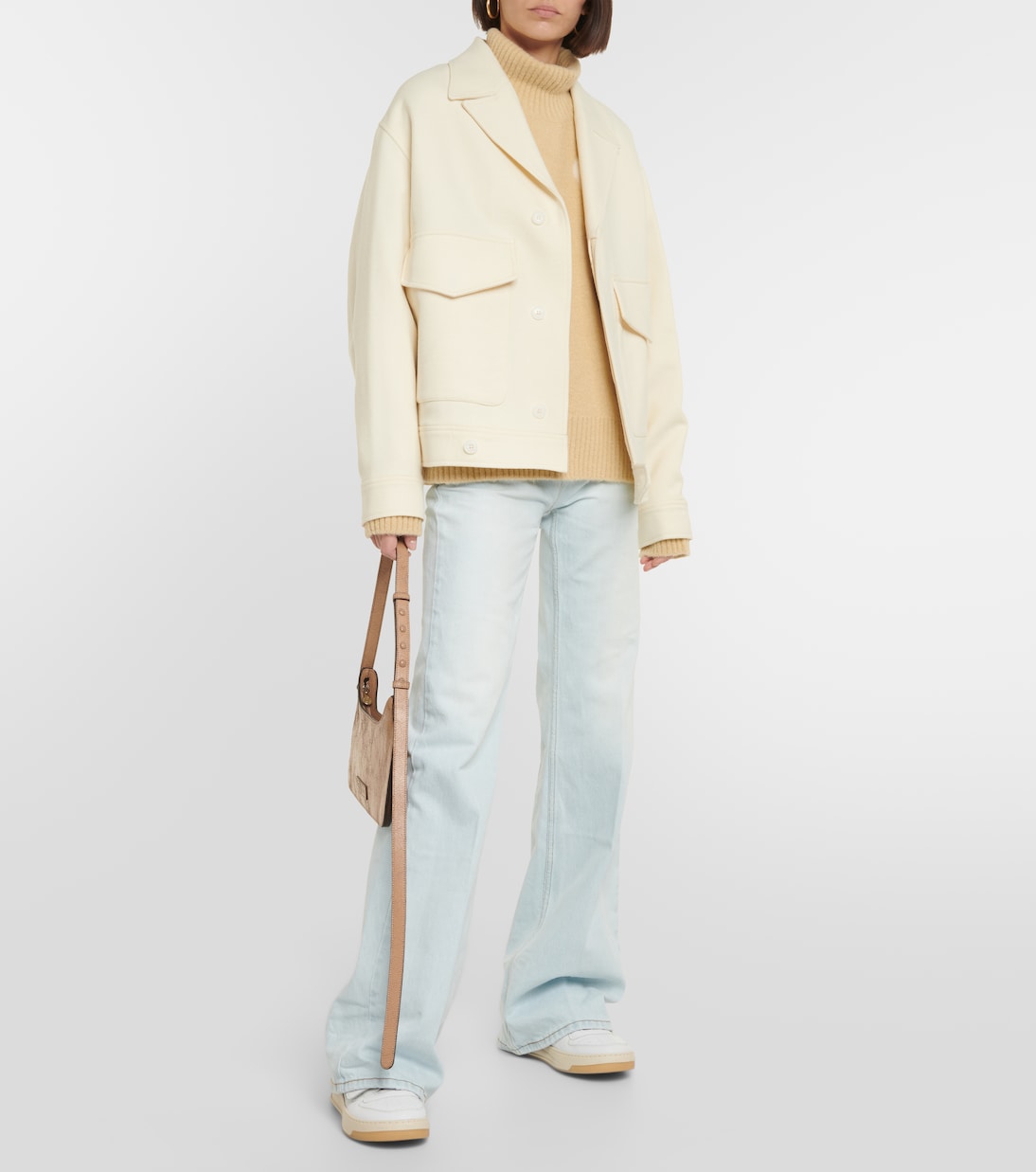 Oversized wool jacket | Ami Paris