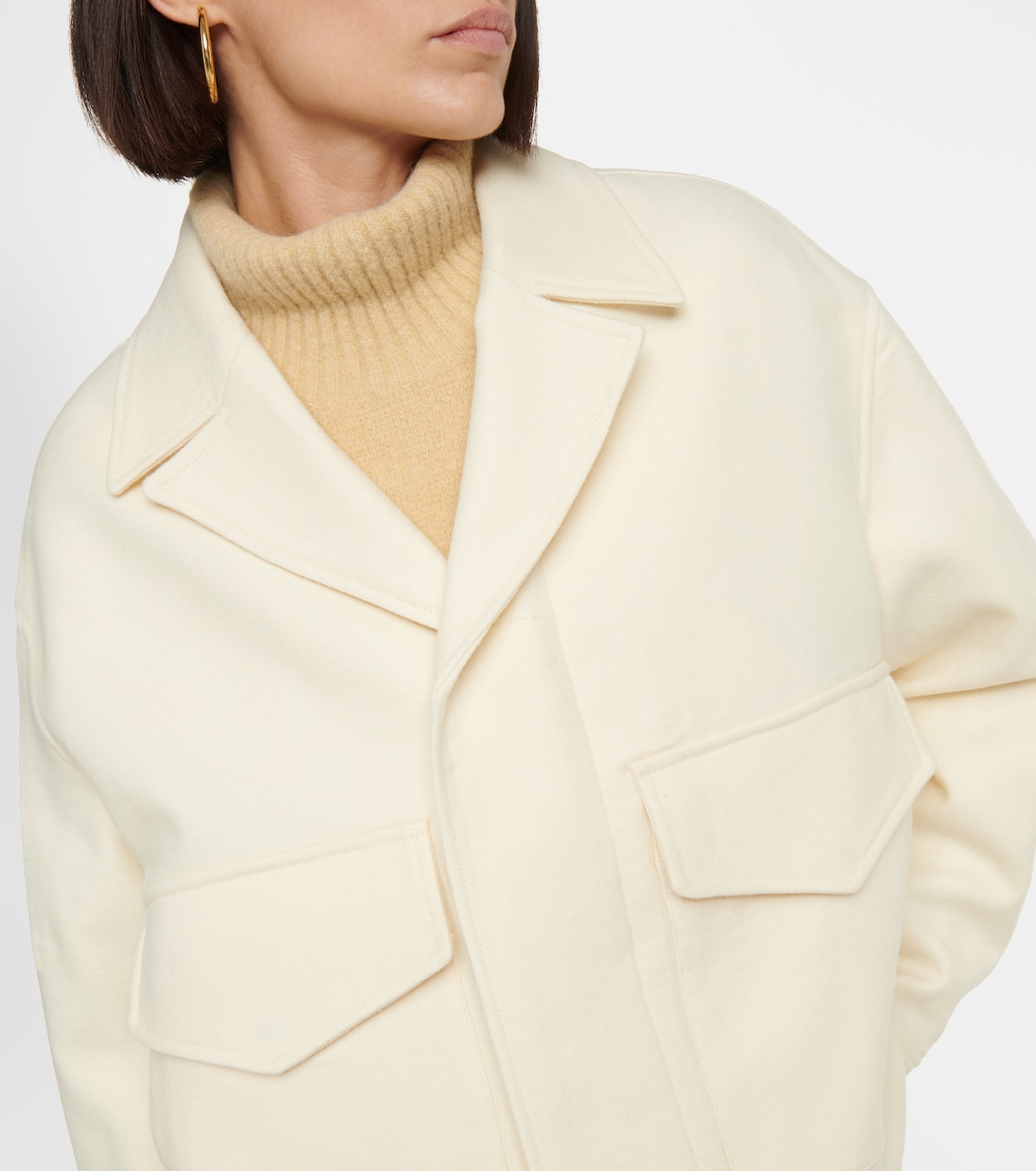 Oversized wool jacket | Ami Paris