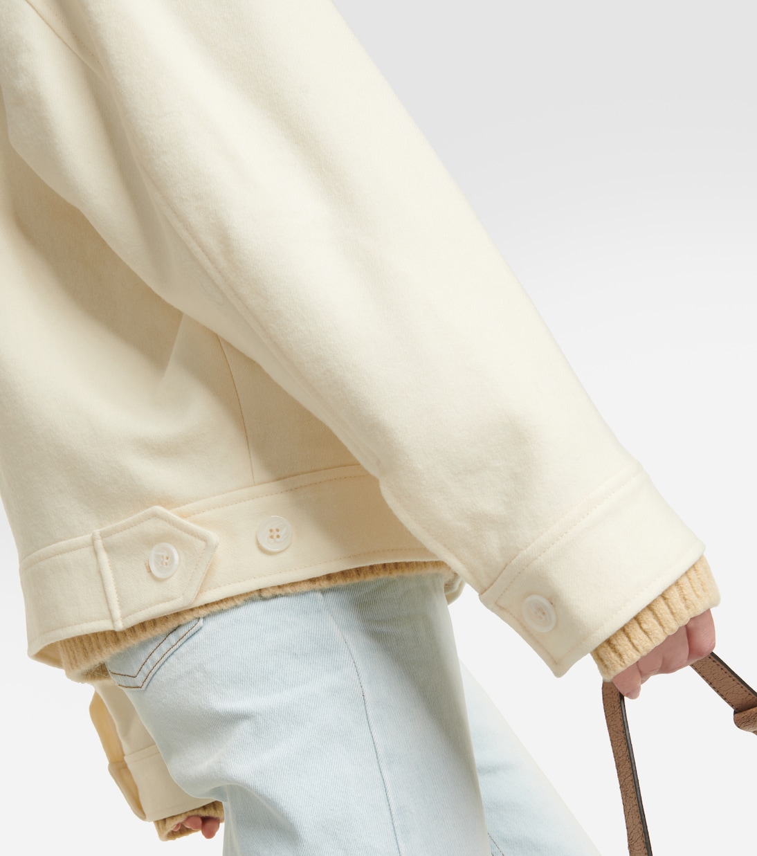 Oversized wool jacket | Ami Paris