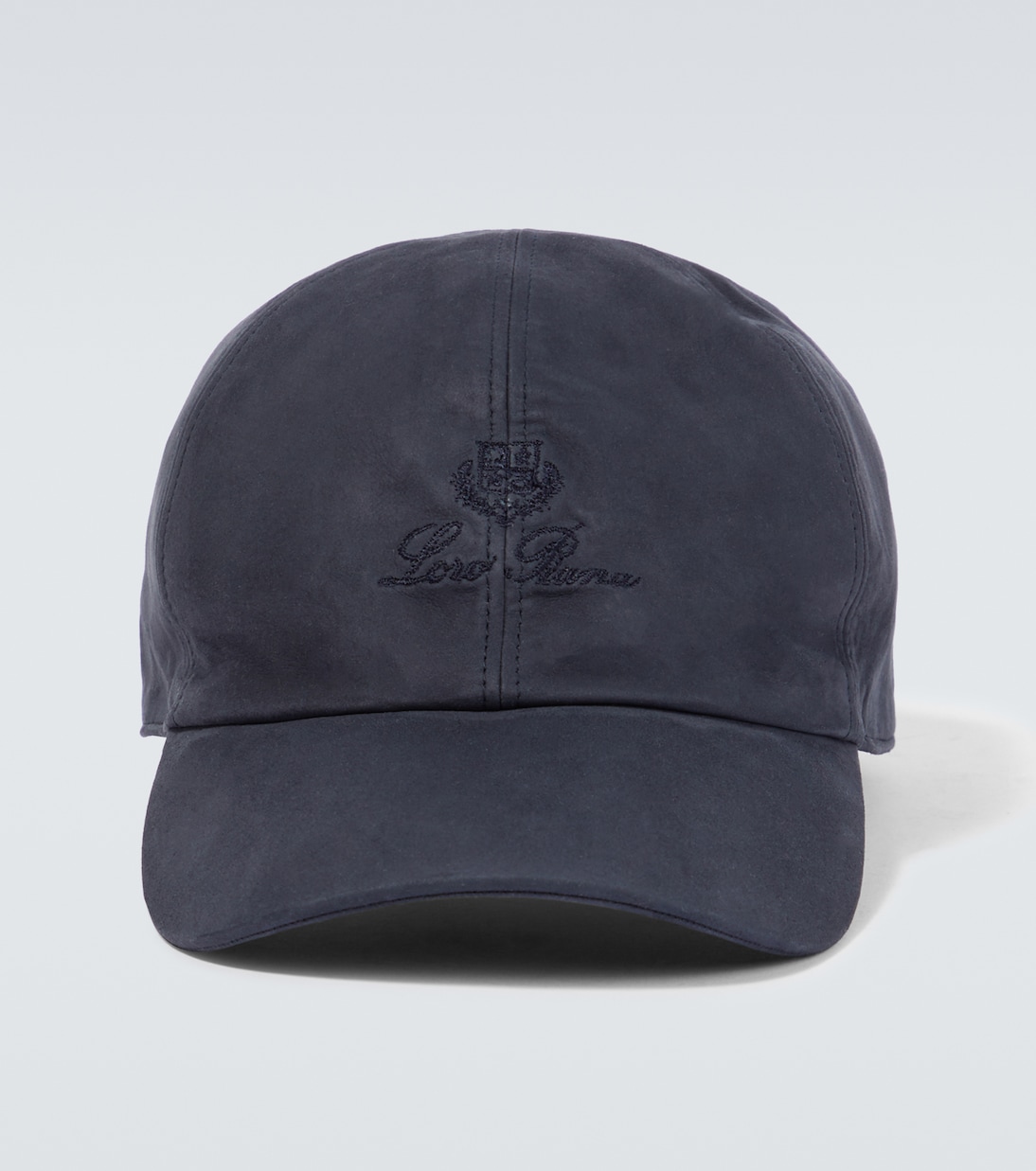 Logo suede baseball cap | Loro Piana