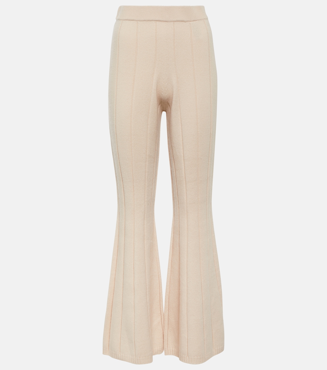 Mid-rise wool-blend flared pants | Joseph