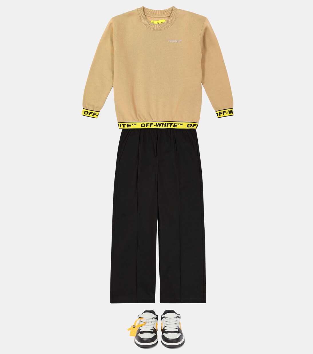 Pantalon de survêtement en coton à logo | Off-White Kids