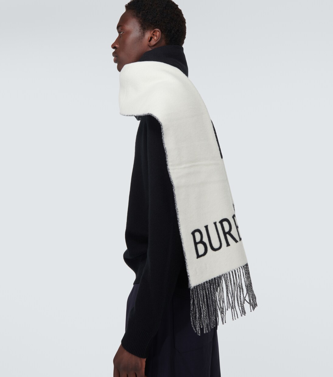 EKD wool and cashmere scarf in multicoloured Burberry Mytheresa
