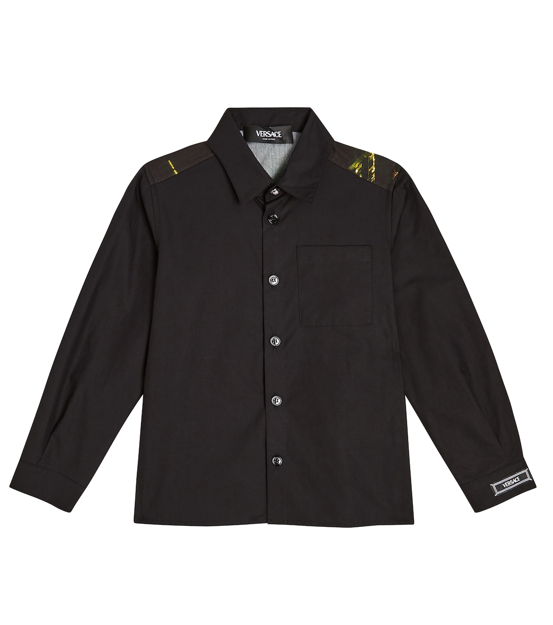 Camicia in cotone con stampa | Versace Kids