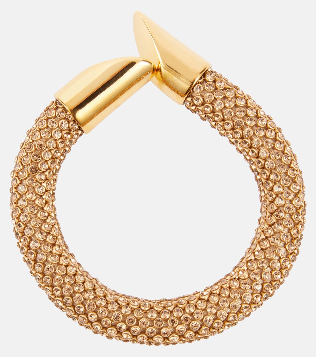 Bracciale Pixel Tube con cristalli | Rabanne