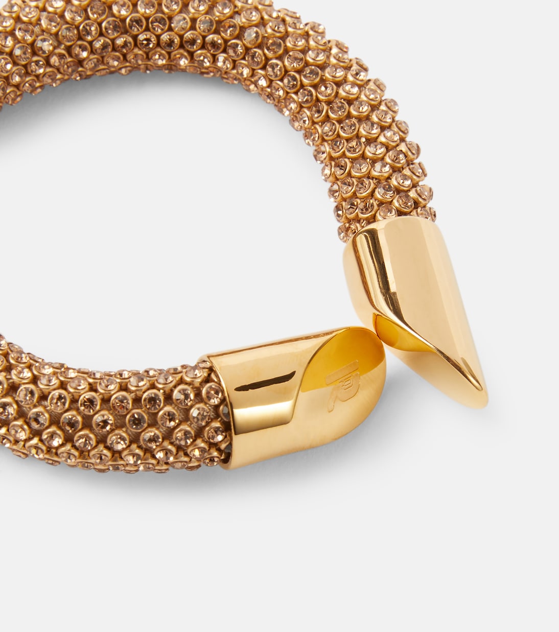 Bracciale Pixel Tube con cristalli | Rabanne