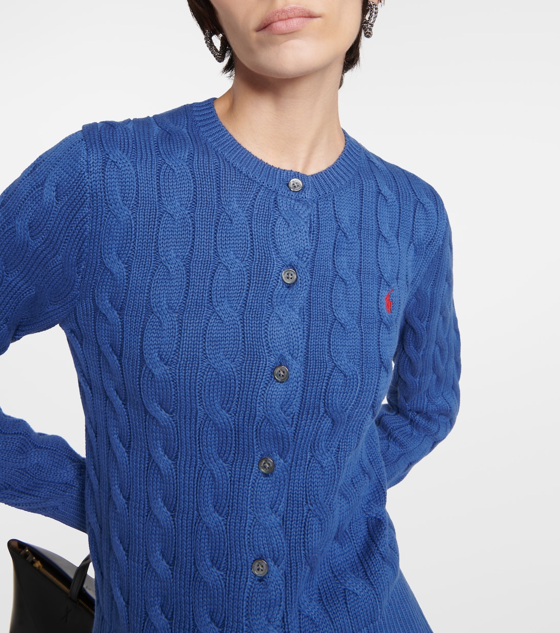 Cable-knit cotton cardigan | Polo Ralph Lauren