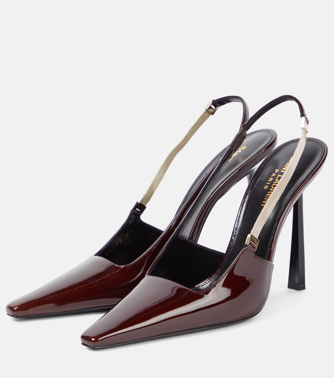 Pumps slingback Blake 110 in vernice | Saint Laurent
