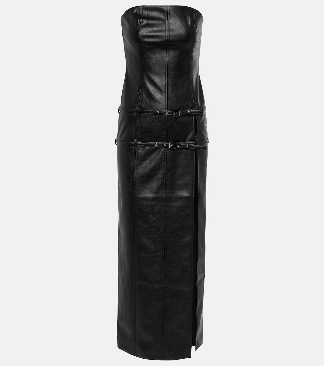 Maxikleid Saima aus Lederimitat | Aya Muse
