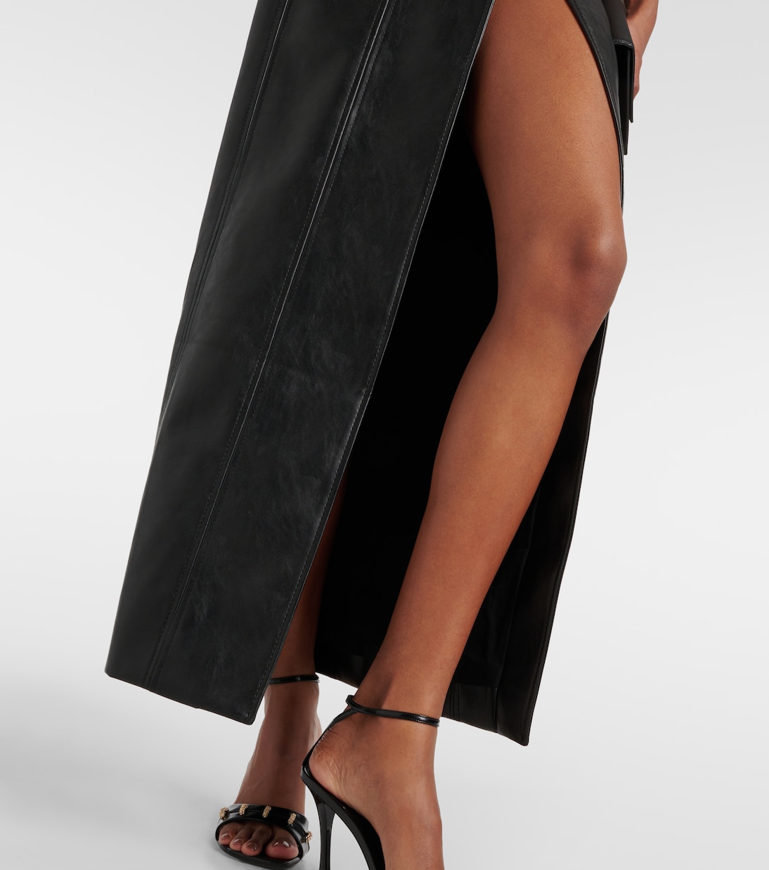 Maxikleid Saima aus Lederimitat | Aya Muse