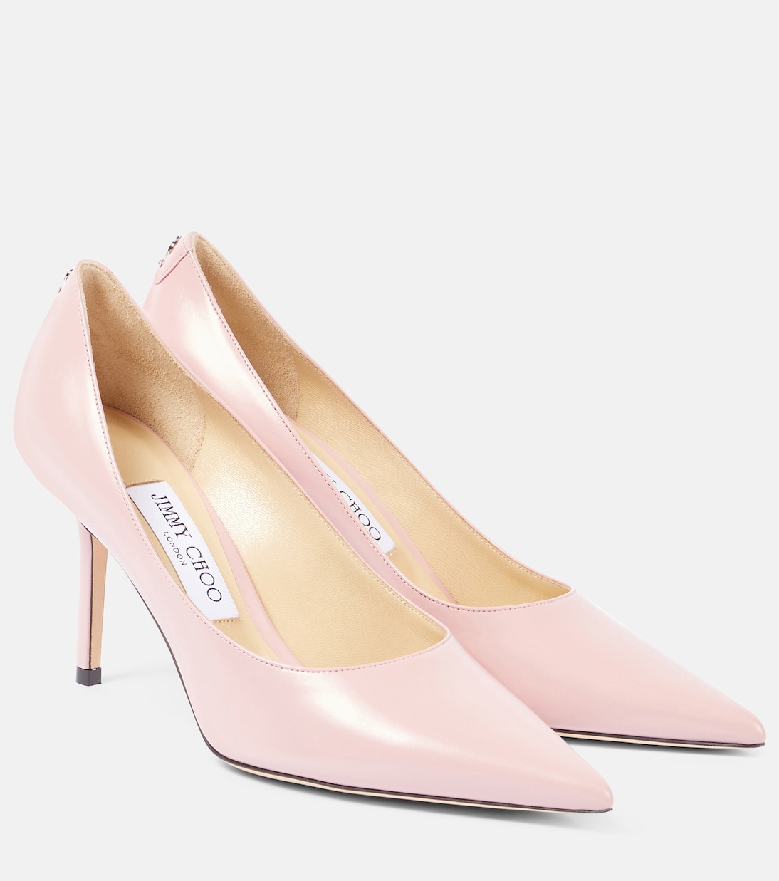 Pumps Love 85 in pelle con logo | Jimmy Choo
