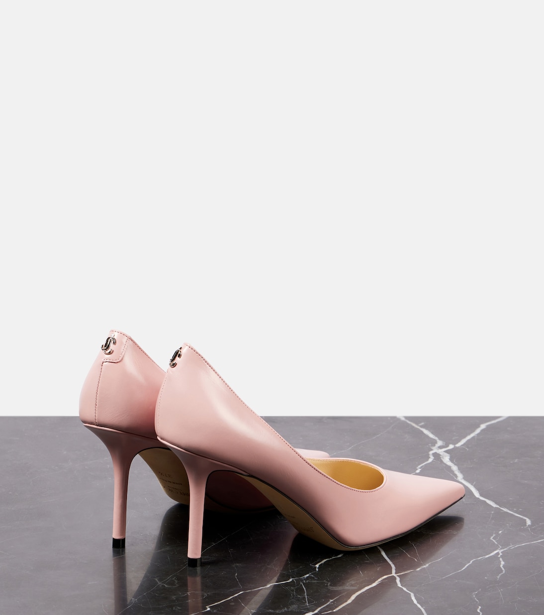 Pumps Love 85 in pelle con logo | Jimmy Choo