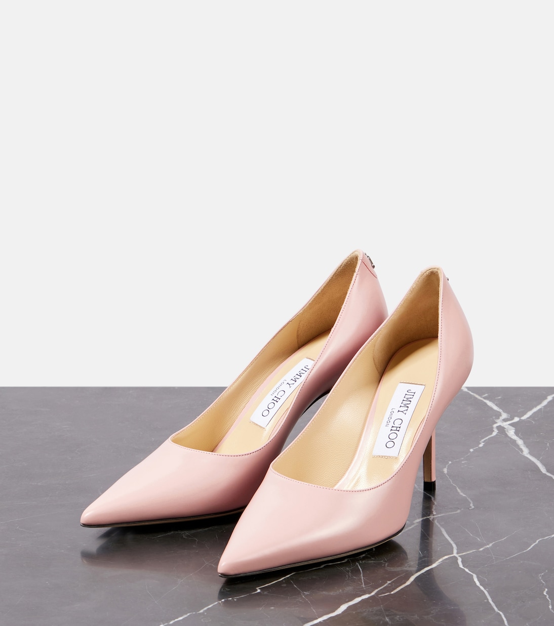 Pumps Love 85 in pelle con logo | Jimmy Choo