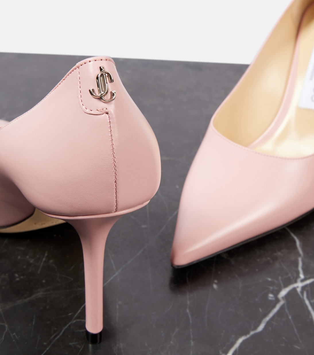 Pumps Love 85 in pelle con logo | Jimmy Choo