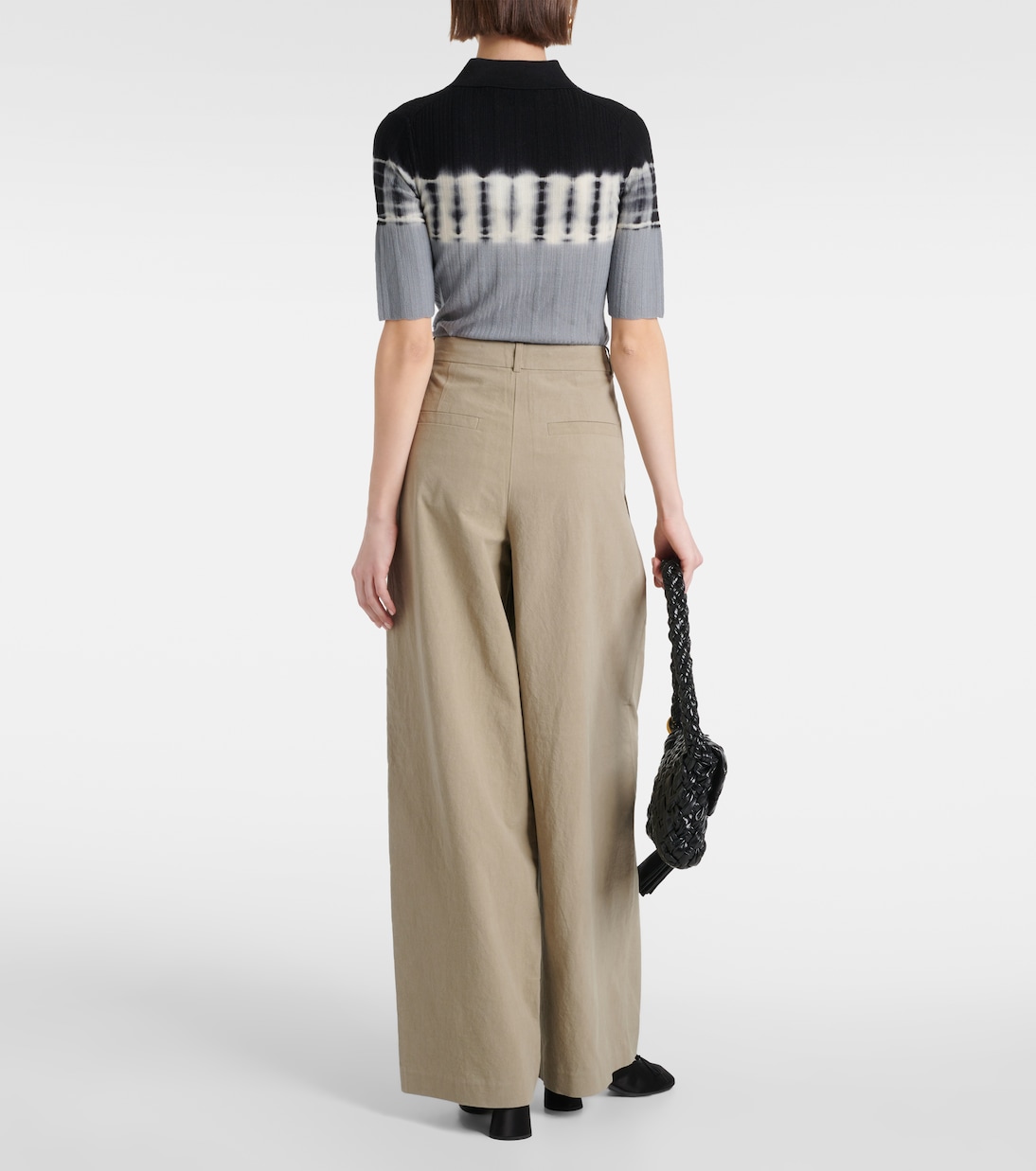 White Label - Pantaloni a gamba larga Helena in misto cotone | Proenza Schouler
