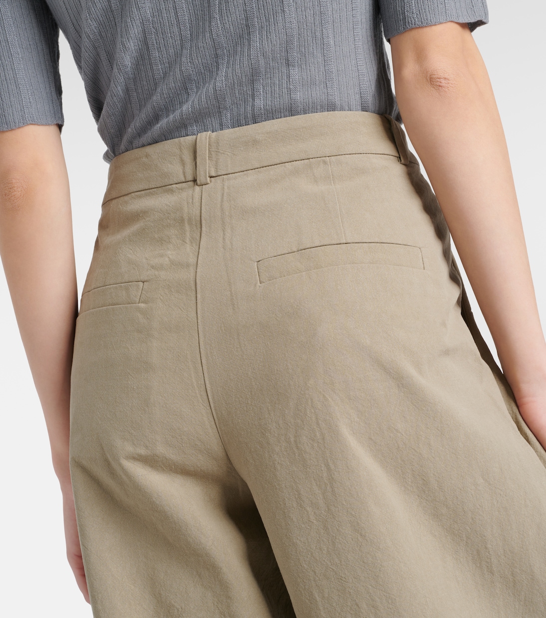 White Label - Pantaloni a gamba larga Helena in misto cotone | Proenza Schouler