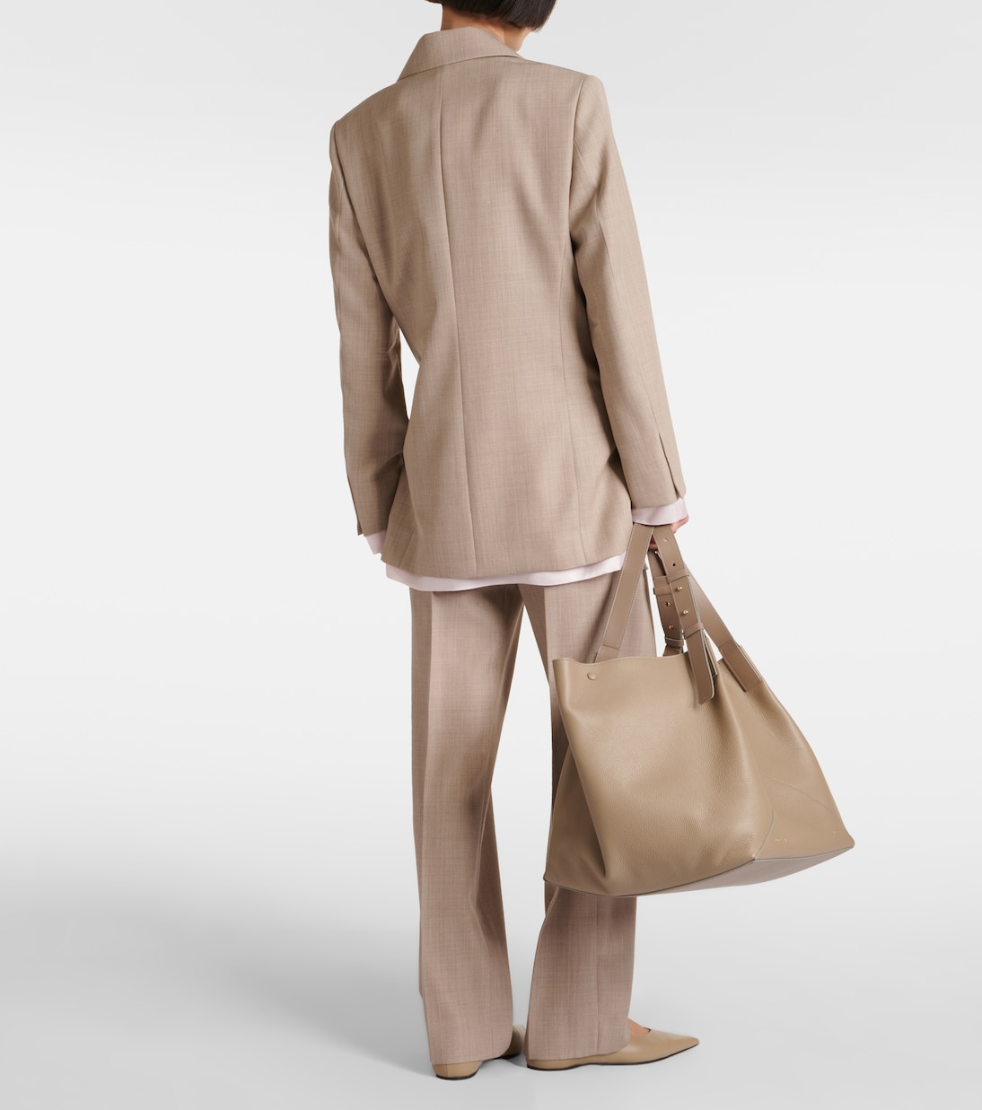 Blazer aus Schurwolle mit Satin | Victoria Beckham