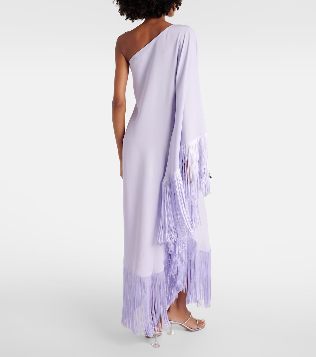 Spritz fringed crêpe cady gown | Taller Marmo