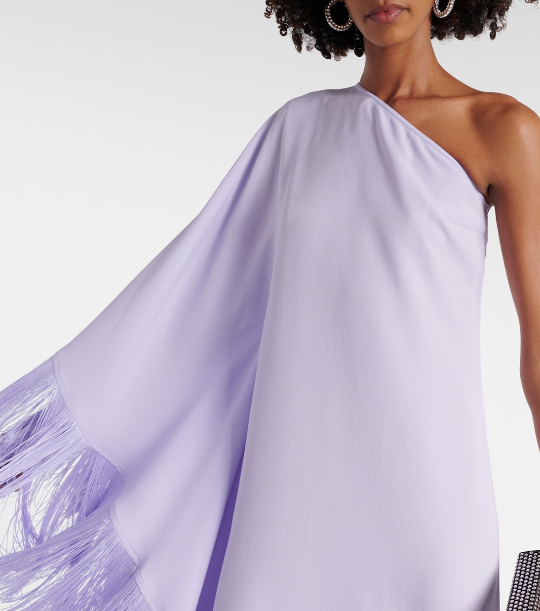 Spritz fringed crêpe cady gown | Taller Marmo