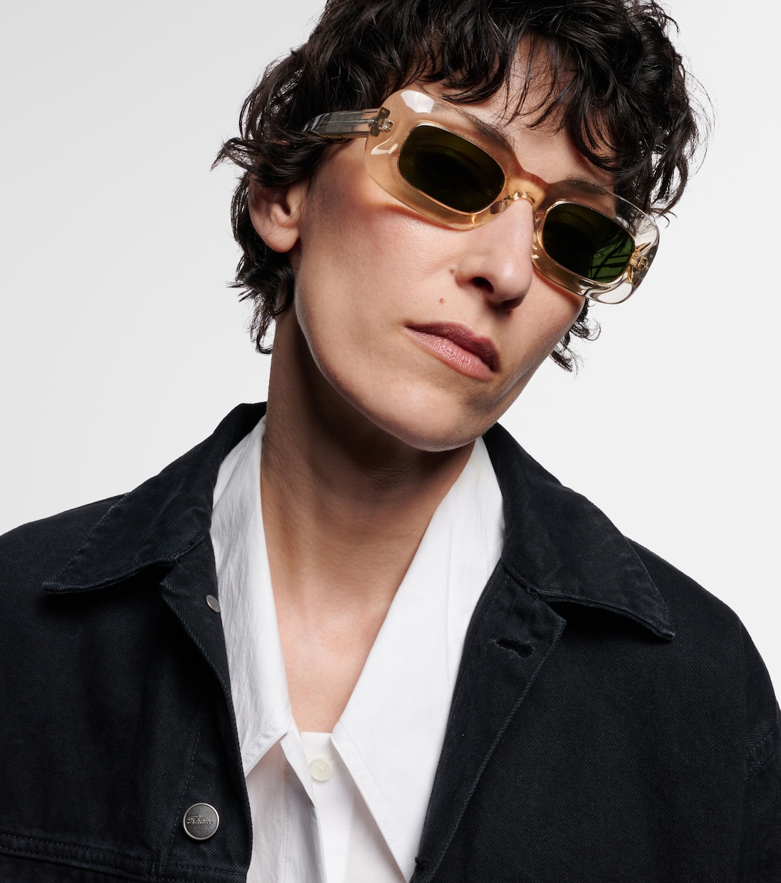 x Oliver Peoples - Occhiali da sole rettangolari 1966C | Khaite
