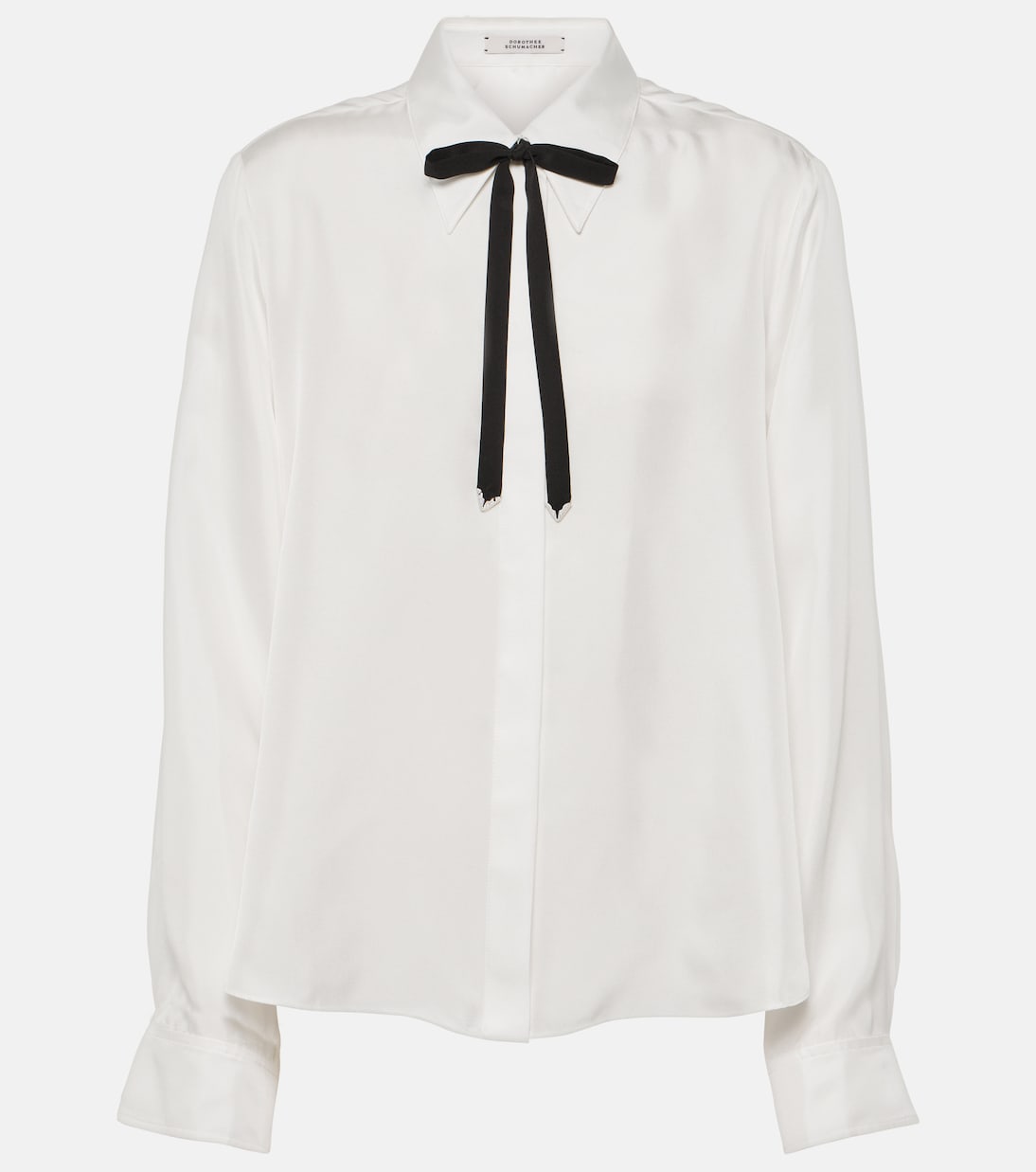 Blusa Sensual Coolness de sarga de seda | Dorothee Schumacher
