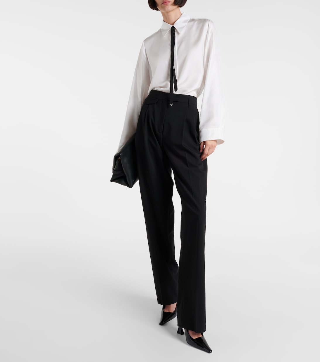 Blusa Sensual Coolness de sarga de seda | Dorothee Schumacher